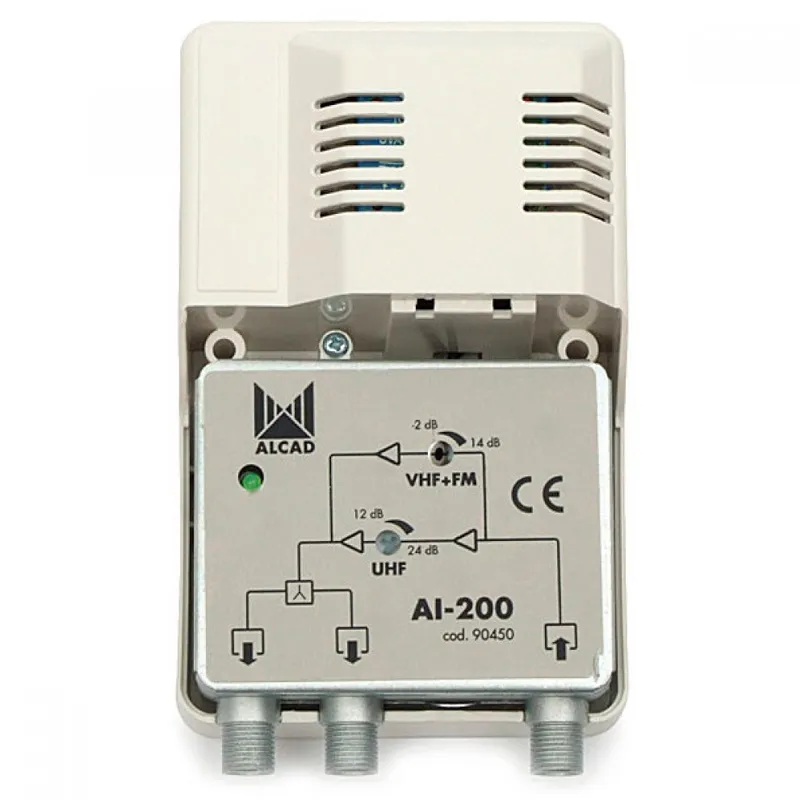 Купить Усилитель Alcad Al-200 1-12(14db),21-69(24db),220v